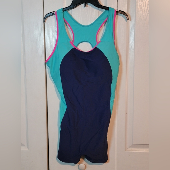 Shekini Women’s 3XL One-Piece Boy-Leg Athletic Swimsuit - Picture 7 of 7